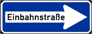 Zeichen 220 - Einbahnstraße